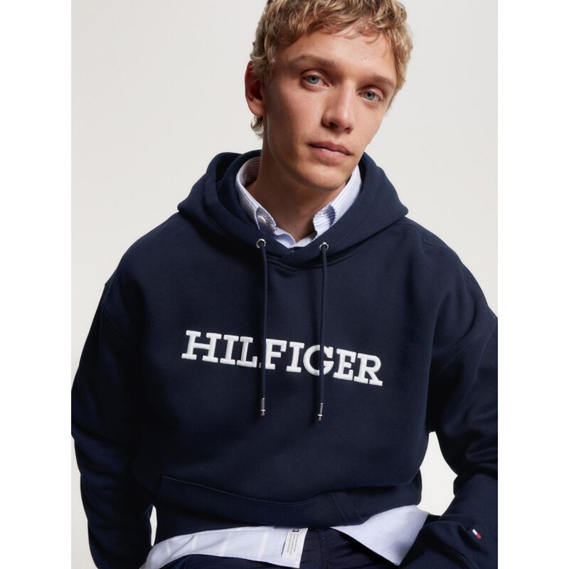 Tommy Hilfiger Monotype Embro Hoodie image number 2